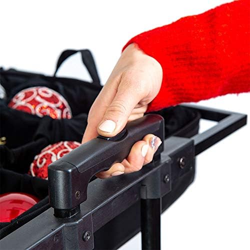 [TreeKeeper Telescoping Christmas Ornament Storage Box with Dividers] - Adjus...