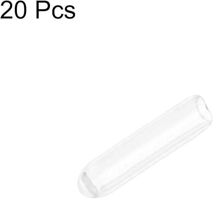 uxcell 20pcs Rubber End Caps Protective Caps 2.5mm ID Vinyl PVC Round Tube Bolt - Image 2