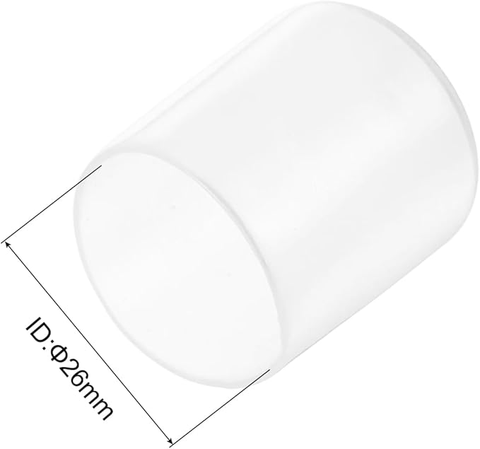 uxcell 20pcs Rubber End Caps Protective Caps 26mm ID Vinyl PVC Round Tube Bolt - Image 3