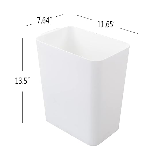 3-Pack 4.5 Gallon Trash Can Wastebasket, Garbage Container Bin - Image 2