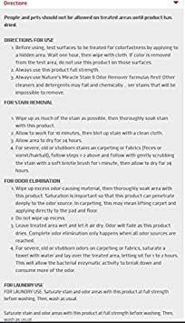 Nature's Miracle Stain and Odor Remover - Image 7