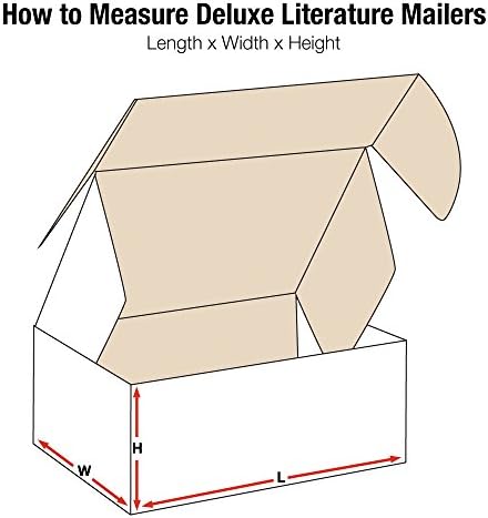 Box USA Mailer Boxes Medium 18"L x 12"W x 4"H Inches 25-Pack -...