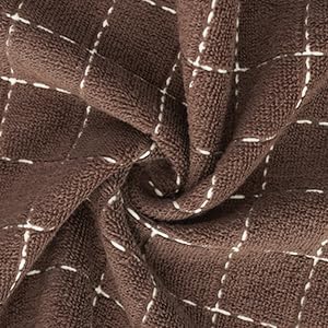Homaxy 100% Cotton Terry Kitchen Towels, Checkered Designed, Soft and Super - Image 2