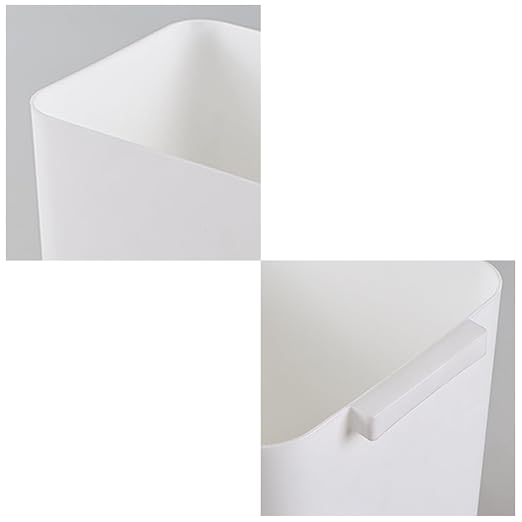 Zopnny 3-Pack 4.5 Gallon Plastic Small Trash Can Wastebasket, Slim Waste Basket - Image 3