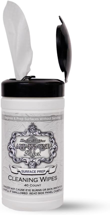 Heirloom Traditions Deglosser Surface Prep Wipes, heavy duty Degreaser by HeirloomTraditionsPaint