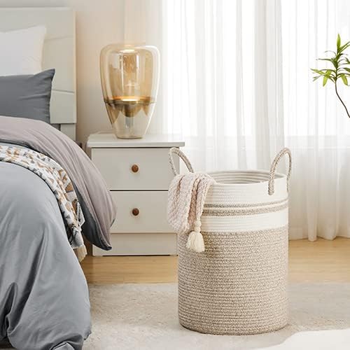 Fiona's magic 100L Extra Large Laundry Hamper Basket, 26.4Gal Tall Woven - Image 2