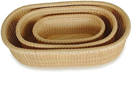 Nantucket Nested Party Baskets Tea Fruit Basket Handicraft Storage Basket Des...