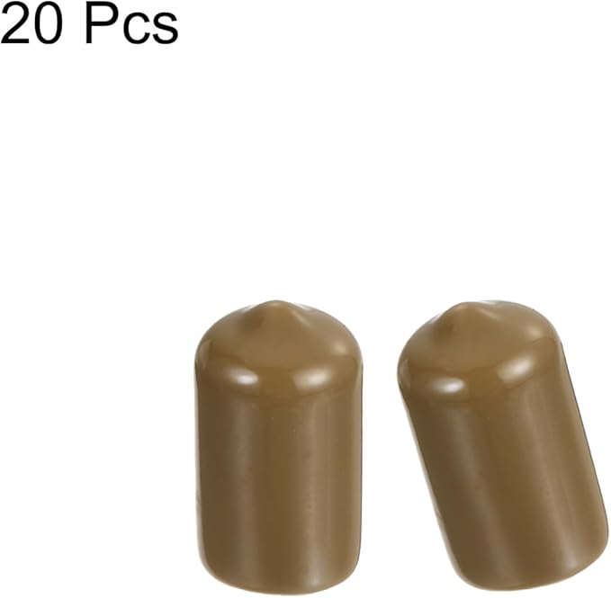 uxcell 20pcs Rubber End Caps 12mm ID Vinyl PVC Round Tube Bolt Cap Cover Screw - Image 2