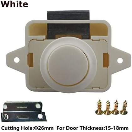 Encell Set of 5 Push Button Latch Cupboard - Image 2