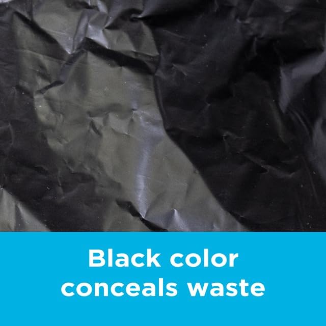 250 Count, 40-45 Gallon Trash Bags, Heavy Duty Black Bags, 45 Gallon - Image 3