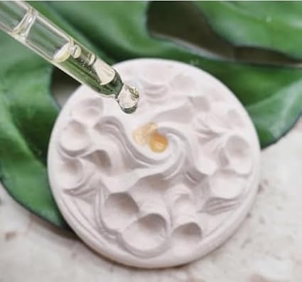 Stone Diffuser-Korean flowers 4 Square tiles, One Set-Odor Eliminator, Air - Image 6