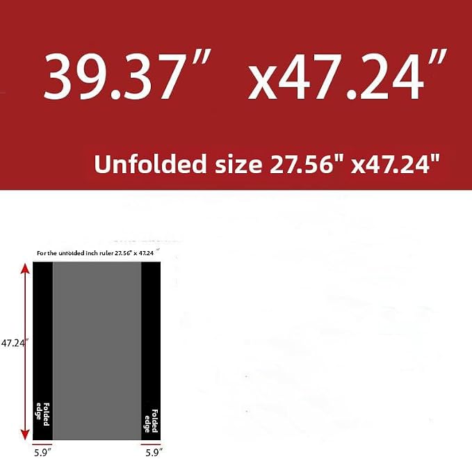48 gallon heavy duty trash bags, 39.37x47.24 inches, extra strong construction - Image 3
