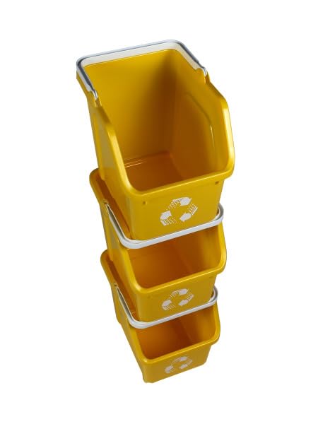 6 Gallon Stackable Recycling Bins - Image 4