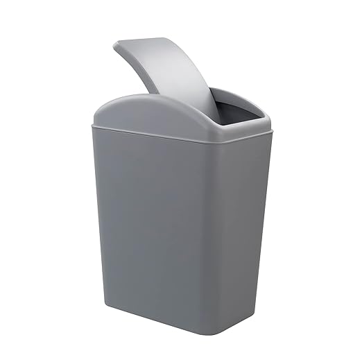 4.2 Gallon Plastic Swing Top Trash Can by Xowine