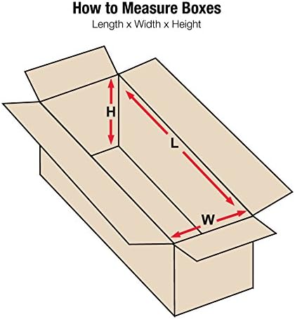 BOX USA 361010 Long Corrugated Cardboard Box 36" L x 10" W x 10&quo...