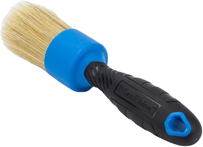 Maxshine Universal Blue 100% Boar's Hair or Mixed Bristle Stubby Detailing - Image 2