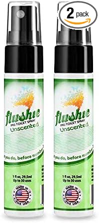 Flushie Pre-Toilet Sprays for Poop Travel Size Toiletries Bathroom Spray for by FlushiePre-ToiletSpray