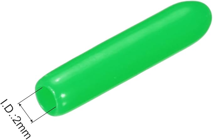 uxcell 20pcs Rubber End Caps 2mm ID Vinyl PVC Round Tube Bolt Cap Cover Screw - Image 3