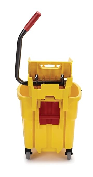 Rubbermaid Commercial Products WaveBrake 35 Qt. Side-Press Mop Bucket and - Image 4