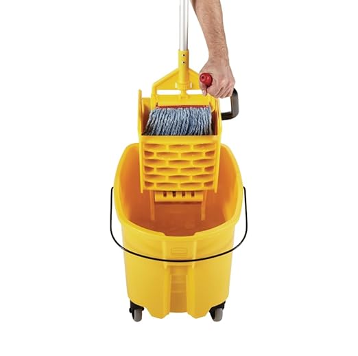 Rubbermaid Commercial Products WaveBrake 35 Qt. Side-Press Mop Bucket and - Image 10