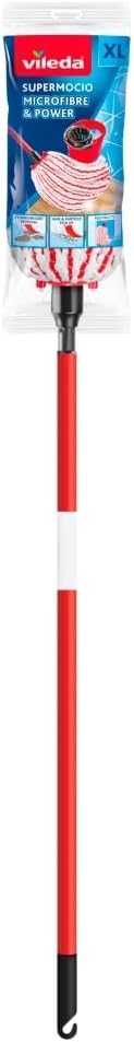 Vileda SuperMocio Microfiber and Power Mop System, 492g