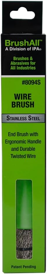 BrushAll® Wire Hand Brush with Ergonomic Handle and Tightly Packed Bristles - Image 5