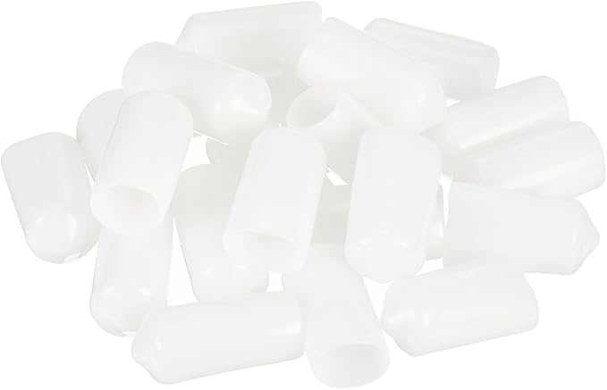uxcell 20pcs Rubber End Caps 10.5mm ID Vinyl Round Tube Bolt Cap Cover Thread - Image 4