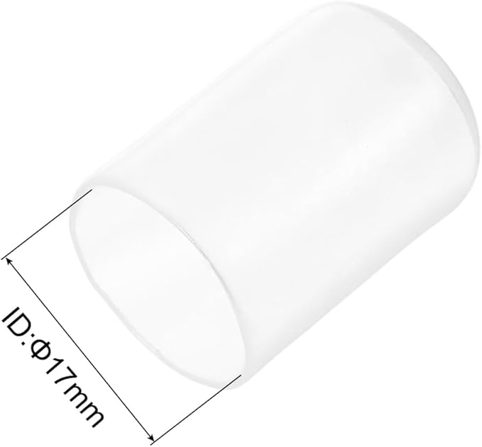 uxcell 20pcs Rubber End Caps Protective Caps 17mm ID Vinyl PVC Round Tube Bolt - Image 3