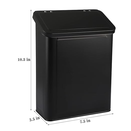 Picowe Magnetic Laundry Storage, Large Metal Lint Holder Bin - Image 2