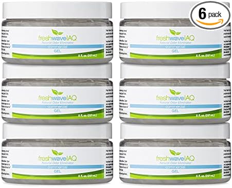 Fresh Wave IAQ Commercial Odor Eliminating Gel, 8 Fl. Oz. | Pack of 6 | Odor by FreshWaveIAQ