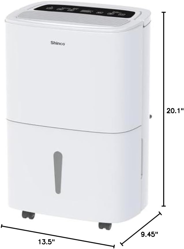 Shinco 6, 000 Sq.Ft Energy Star Dehumidifier - Image 10