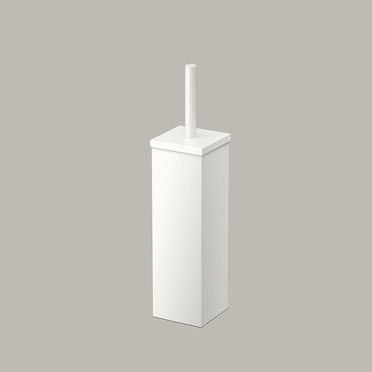 Gatco 1488W Elegant Square Toilet Brush Holder, Matte White by Gatco