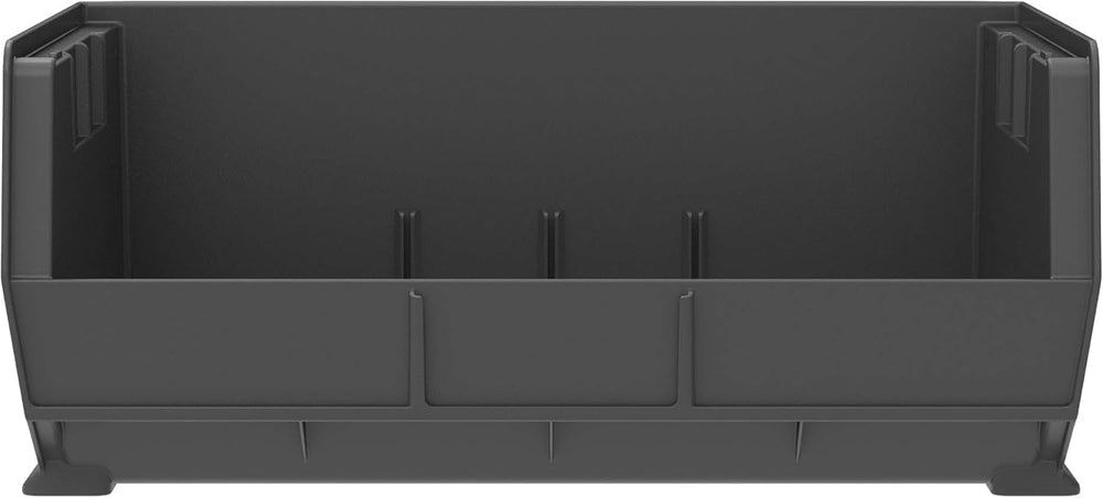 Akro-Mils 30250 AkroBins Plastic Storage Bins, 15"x16"x7", Bla...
