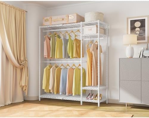 VIPEK X20 Expandable Metal Clothing Rack Adjustable from 3'3" to 4&#...