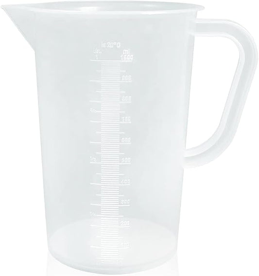Plastic Graduated Measuring and Mixing Pitcher - 1000ml Plastic Graduated by Appletofu