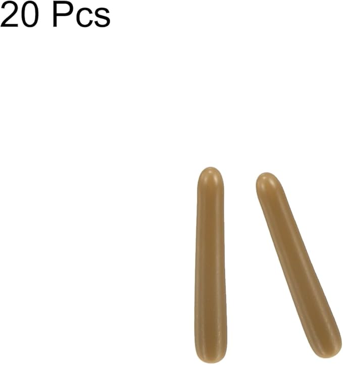 uxcell 20pcs Rubber End Caps 1.3mm ID Vinyl PVC Round Tube Bolt Cap Cover Screw - Image 2