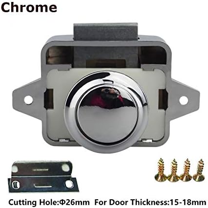 Encell Set of 5 Push Button Latch Cupboard - Image 5