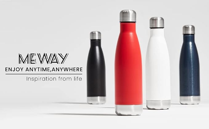 MEWAY 17oz Sport Water Bottle Vacuum Insulated Stainless Steel Leak-Proof - Image 6