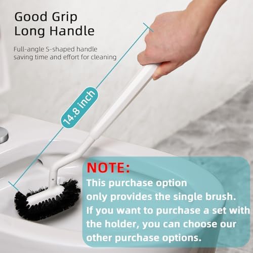 HAMITOR Toilet Bowl Brush Without Holder: Bathroom Deep Cleaning Toilet Cleaner - Image 4