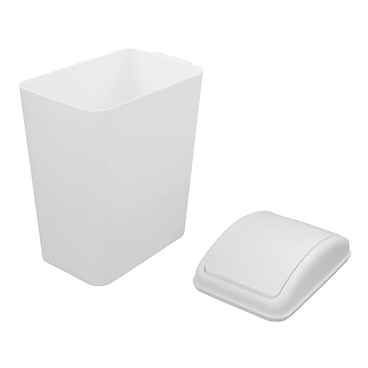 4.2 Gallon Plastic Swing Lid Trash Can, Small Garbage Can - Image 7