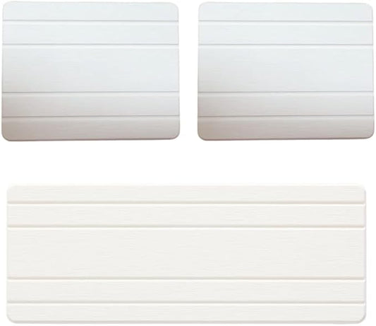 3 Pack Diatomite Stone Sink Tray, Water Absorbing Mat by Homdiva