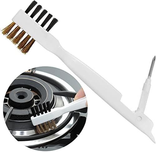 Gas Stove Brass Wire Stiff Bristles Brushes Rust Cleaner for Kitchen Grease Grime Pot Pan