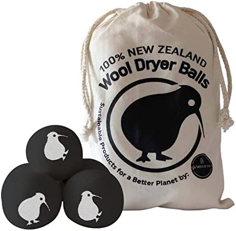 Wool Dryer Balls XL, 100% New Zealand Organic Wool by BEWONDROUS