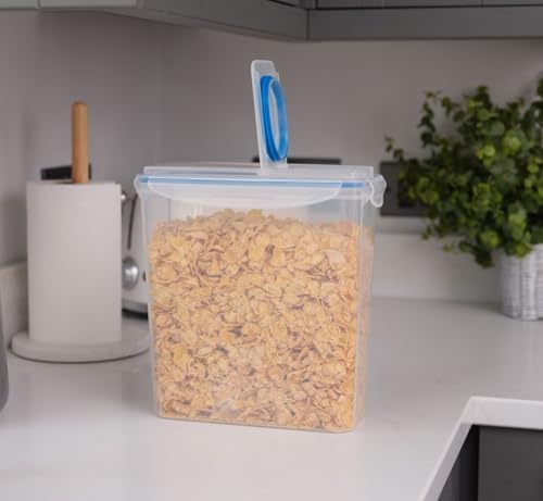 Addis Clip Tight Cereal Food Storage Container 3.7 Litre Tall Rectangle With ...