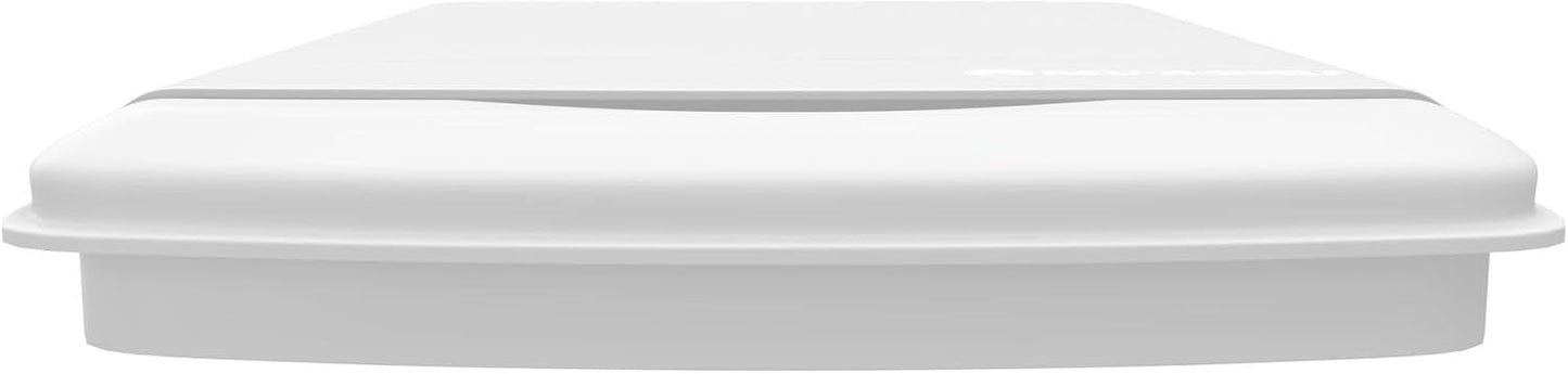 Rev-A-Shelf 35 Qt Under Sink Garbage Can Lid for Base Kitchen and Bathroom Cabinet, Replacement Plastic Trash Bin Lid Only, RV-35-LID-17-1-40 (2 Pack)