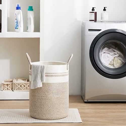 Fiona's magic 100L Extra Large Laundry Hamper Basket, 26.4Gal Tall Woven - Image 8