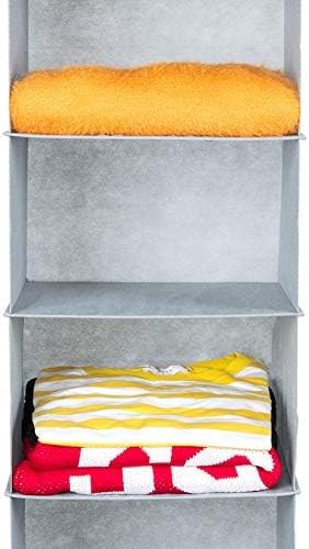 MAX Houser 6 Tier Shelf Hanging Closet Organizer, Closet Hanging Shelf - Image 4