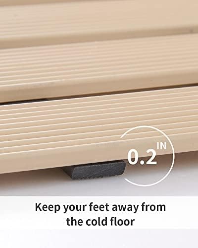 Shower-Mat Non Slip, PADOOR Heavy Duty Bathtub-Mat Curlable Quick Drain Sturdy - Image 4