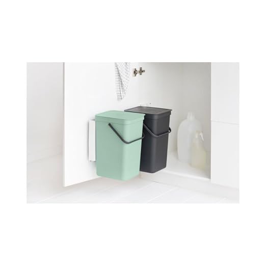 Brabantia Sort & Go Built-in Cupboard Recycling Cans Double Door Mounted Trash - Image 5