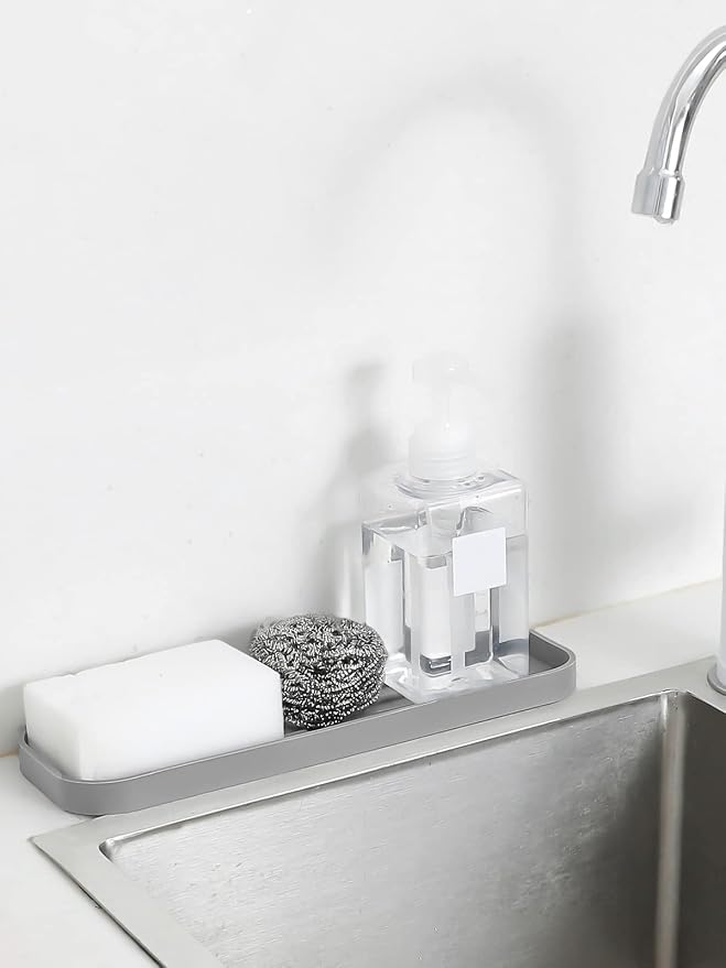 Silicone Kitchen Sink Organizer Tray - Image 9